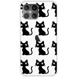 Mobigear Design iPhone 12 Pro Max Hoesje Flexibel TPU Backcover - Kat