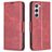 Mobigear Excellent Samsung Galaxy S24 Hoesje Bookcase Portemonnee - Rood