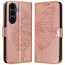 Mobigear Butterfly Samsung Galaxy S26 FE Hoesje Bookcase Portemonnee - Roségoud