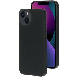 Mobiparts iPhone 13 Siliconen Hoesje Backcover - Zwart