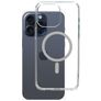 Mobiparts Hardcover Doorzichtig iPhone 15 Pro Max MagSafe Hoesje Hardcase Backcover - Transparant
