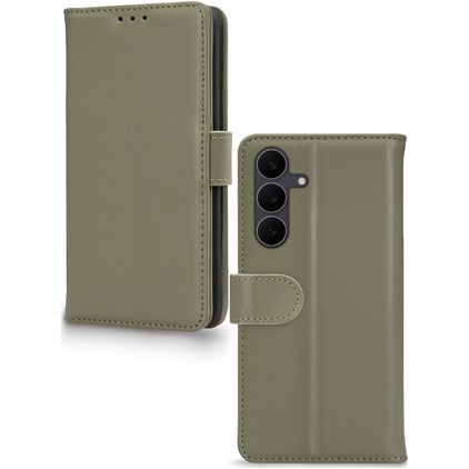 Mobilize Premium Gelly Samsung Galaxy S25 FE Hoesje Bookcase Portemonnee - Groen