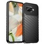 Mobigear Groove Google Pixel 9a Hoesje Flexibel TPU Bookcase - Zwart