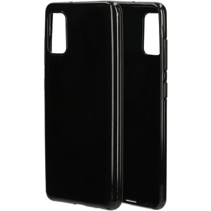 Mobiparts Classic Samsung Galaxy A41 Hoesje Flexibel TPU Backcover - Zwart