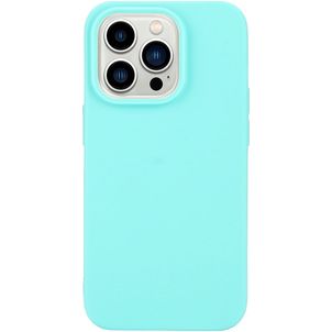 Mobigear Colors iPhone 14 Pro Hoesje Flexibel TPU Backcover - Blauw