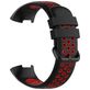 Mobigear Sport Plus Buckle Siliconen Fitbit Charge 3 Bandje Gespsluiting - Zwart / Rood