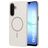 Mobiparts Slim Line Samsung Galaxy A17 MagSafe Hoesje Hardcase Backcover - Off White