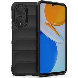Mobigear Bumpy HONOR X7 Hoesje Flexibel TPU Backcover - Zwart