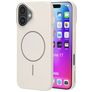 Mobiparts Slim Line iPhone 17 MagSafe Hoesje Hardcase Backcover - Off White