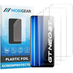 Mobigear Realme GT Neo 3T Screenprotector Folie - Case Friendly (3-Pack)