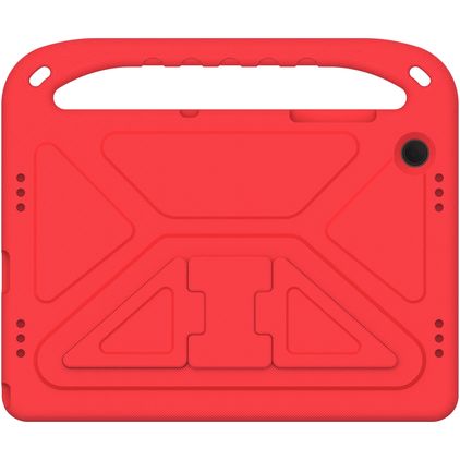 Mobigear AeroArmor Samsung Galaxy Tab A11 Plus Kinder Tablethoes met Handvat + Stylus Houder - Rood