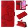 Mobigear Butterfly iPhone 16 Hoesje Bookcase Portemonnee - Rood
