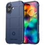 Mobigear Rugged Shield iPhone 17 Hoesje Flexibel TPU Backcover Shockproof - Blauw