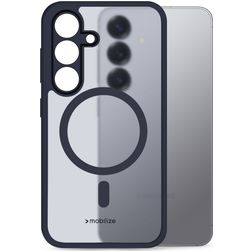 Mobilize Hybrid Samsung Galaxy S25 MagSafe Hoesje Hardcase Backcover Shockproof - Blauw