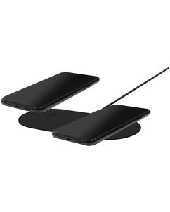 Mobiparts Dual Fast Wireless Draadloze lader Qi Wireless 1 Meter 10W - Zwart