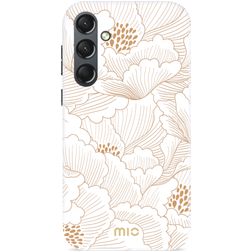 MIO Samsung Galaxy S24 Plus MagSafe Hoesje Hardcase Backcover - White Roses