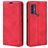 Mobigear Retro Slim TCL 305 Hoesje Bookcase Portemonnee - Rood