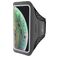 Mobiparts Comfort Fit Telefoonhouder Hardlopen iPhone XS Sport Hoesje Neopreen Sportarmband - Zwart