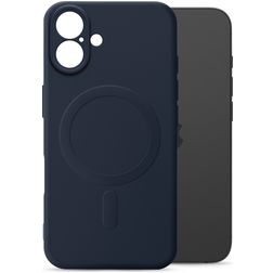 My Style Protective Flex iPhone 16 Plus MagSafe Hoesje Flexibel TPU Backcover - Marineblauw
