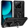 Mobigear Armor Ring Xiaomi 13T Hoesje Hardcase Backcover Shockproof met Ringhouder - Zwart