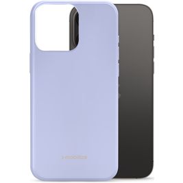Mobilize Rubber Gelly iPhone 14 Pro Max Hoesje Flexibel TPU Backcover - Pastel Purple