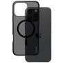 CARE by PanzerGlass Smokey iPhone 16 Pro Max MagSafe Hoesje Hardcase Backcover - Transparant / Zwart