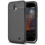 Mobigear Luxury Nokia 1 Hoesje Flexibel TPU Backcover - Zwart