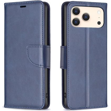 Mobigear Excellent iPhone 18 Pro Max Hoesje Bookcase Portemonnee - Blauw