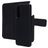 Mobiparts Samsung Galaxy A57 Hoesje Echt Leer Uitneembare 2in1 Bookcase Portemonnee - Zwart