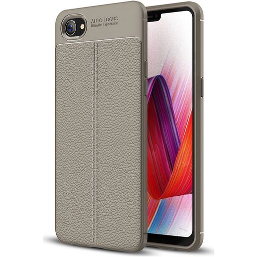 Mobigear Luxury OPPO A3 Hoesje Flexibel TPU Backcover - Grijs