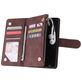 Mobigear Zipper Huawei P40 Hoesje Bookcase Portemonnee - Bruin