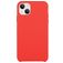 Mobigear Rubber Touch iPhone 15 Plus Siliconen Hoesje Backcover - Rood