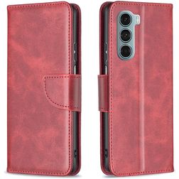 Mobigear Excellent Motorola Moto G200 5G Hoesje Bookcase Portemonnee - Rood