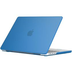 Mobigear Glossy MacBook Pro 16 Inch (2021-2024) Hoes Hardshell Laptopcover MacBook Case - Donkerblauw - Model A2485 / A2780 / A2991 / A3186