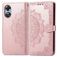 Mobigear Mandala OPPO A17 Hoesje Bookcase Portemonnee - Roségoud