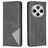 Mobigear Rhombus Slim Xiaomi Redmi 14C Hoesje Bookcase - Zwart