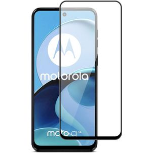 Mobigear Premium Motorola Moto G14 Glazen Screenprotector - Case Friendly - Zwart