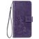 Mobigear Clover Samsung Galaxy S20 Hoesje Bookcase Portemonnee - Paars