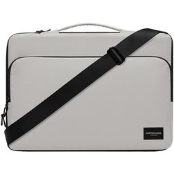 Gaston Luga Däsh Cushioned Laptop Aktetas 16 inch Laptoptas + Handvat - Taupe