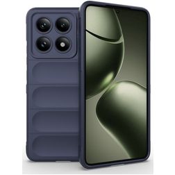 Mobigear Bumpy Xiaomi 14T Hoesje Flexibel TPU Backcover - Donkerblauw