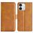 Mobigear Slim Magnet iPhone 16 Pro Max Hoesje Bookcase Portemonnee - Cognac