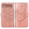 Mobigear Butterfly Google Pixel 7a Hoesje Bookcase Portemonnee - Roségoud