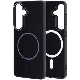 Mobiparts Slim Line Samsung Galaxy S26 MagSafe Hoesje Hardcase Backcover - Onyx Black