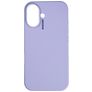 Nudient Base iPhone 16 Plus Siliconen Hoesje Backcover - Soft Purple
