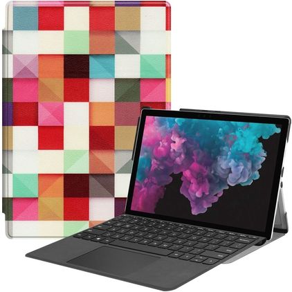 Mobigear Design Microsoft Surface Pro 6 Hoes Bookcase - Mozaïek