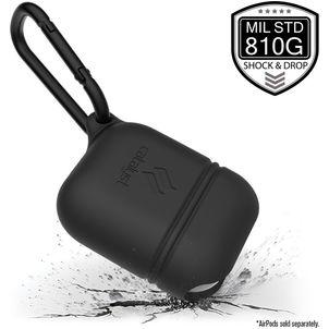 Catalyst Waterproof Apple AirPods 1 Hoesje Flexibel Siliconen Waterdicht - Slate Grey