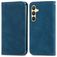 Mobigear Retro Slim Samsung Galaxy S25 Hoesje Bookcase Portemonnee - Blauw