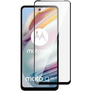 Mobigear Premium Motorola Moto G60 Glazen Screenprotector - Case Friendly - Zwart