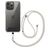 Mobigear Nylon Lanyard Universeel Telefoonkoord Verstelbaar - Grijs