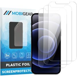 Mobigear iPhone 12 Screenprotector Folie - Case Friendly (3-Pack)